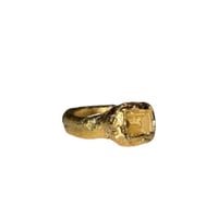 Image 1 of Yellow stone ring