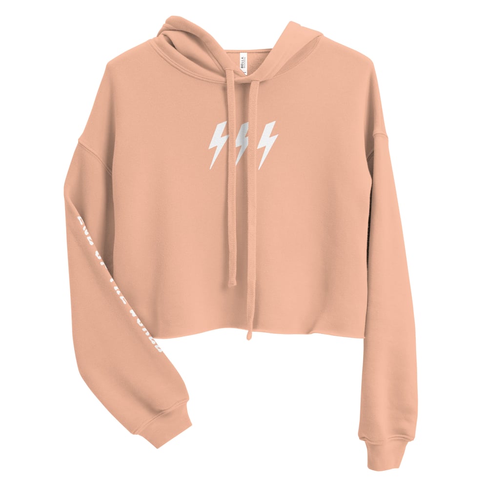 3 BOLTs Crop HOODIE