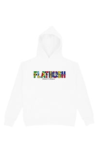 White Flatbush hoodie