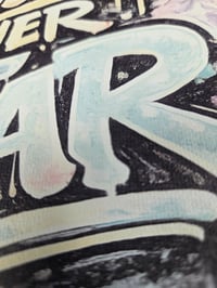 Image 3 of FAITH OVER FEAR PASTEL GRAPHIC HOODIE