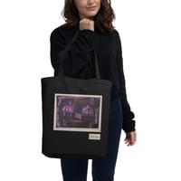 Image 2 of "City Rooftop (variant) Etching" by Hank Virgona, Small Eco Tote Bag