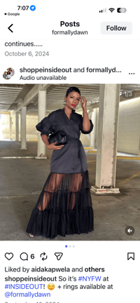 Black & Bold DIVA Dress