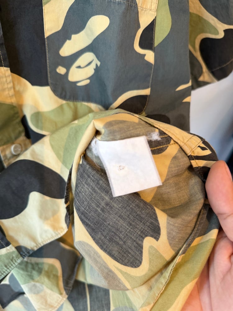 Image of Bape 2000s ABC Camo Button Up