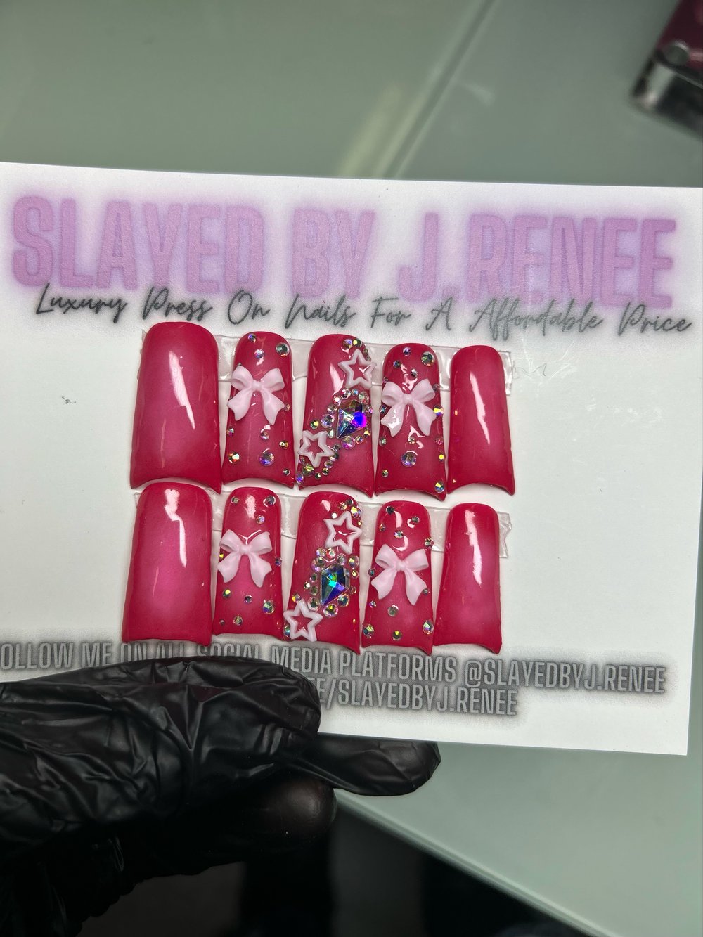 Dark Pink Air Brush MoonCut XL Duckies