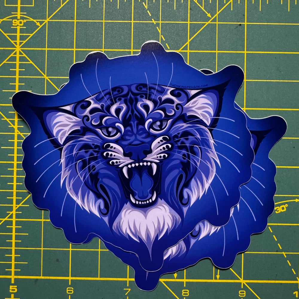 Image of Wildcat Smile - Stickers 2pk