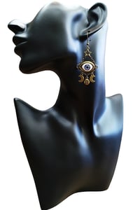Image 1 of Triple Moon Eye Earrings