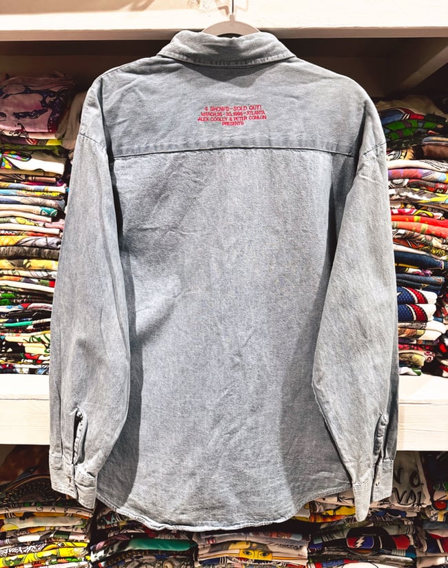 Grateful Dead 1995 Omni Atlanta Denim Work Shirt - Fits XL