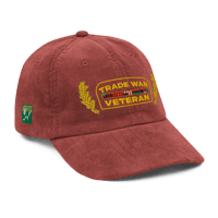 Image 19 of Trade War Veteran 💹📉🎖️🧢 Corduroy Cap 🆕