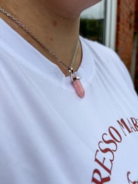 Image 3 of ROSE QUARTZ NECKLACE