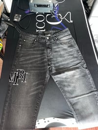 Image 1 of Amiri Dark Grey Jeans design 2