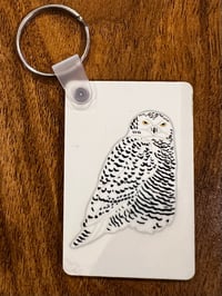 Image 1 of Snowy Owl Keyring