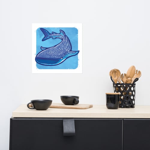 Image of Wallis Whale Shark Giclee Poster