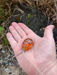 Image 4 of Baltic Amber Scarab beetle amulet 