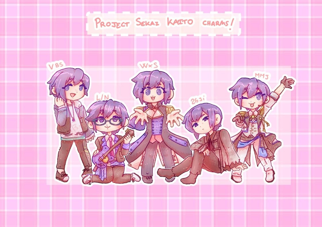 Image of KAITO project sekai charms [PRE-ORDER]