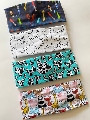 Image of Naughty adult print headbands 