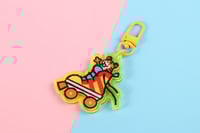Tiger Skates Keychain