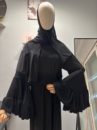 Gathered bell sleeve set