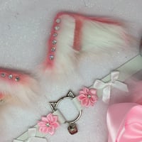 Image 2 of pink Kitten petplay set 😻