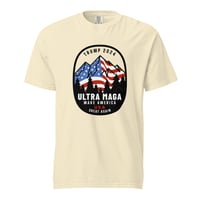 Image 5 of Trump 2024 ULTRA MAGA - USA Moutains Unisex garment-dyed heavyweight t-shirt