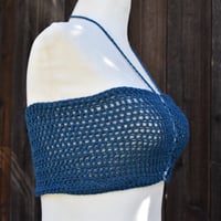 Image 4 of Mesh Tube Halter Top