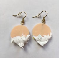 Image 2 of Dipped Cookie Inspired Polymer Clay Earrings