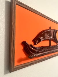 Image 9 of Witco Inspired Polynesian Outrigger Canoe Wall Art | Mid Century Tiki Decor | 