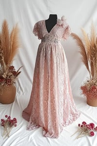 Image 1 of Photoshoot dress | Cassie | size M | lace | maternity  photo props