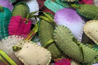 Image of Vegetable Tree Decorations (Christmas/Harvest)