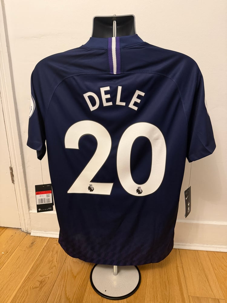Image of PRE ORDER: NEW Tottenham Hotspur "DELE 20" 2019/20 Away Shirt + PL patches (L)