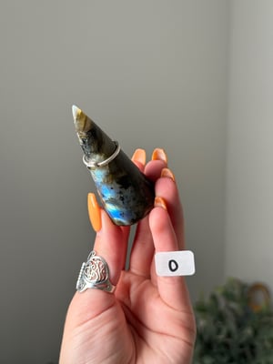 LABRADORITE RING HOLDERS