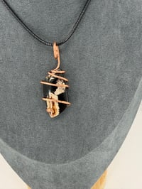 Image 3 of Petrified Palmroot Pendant 