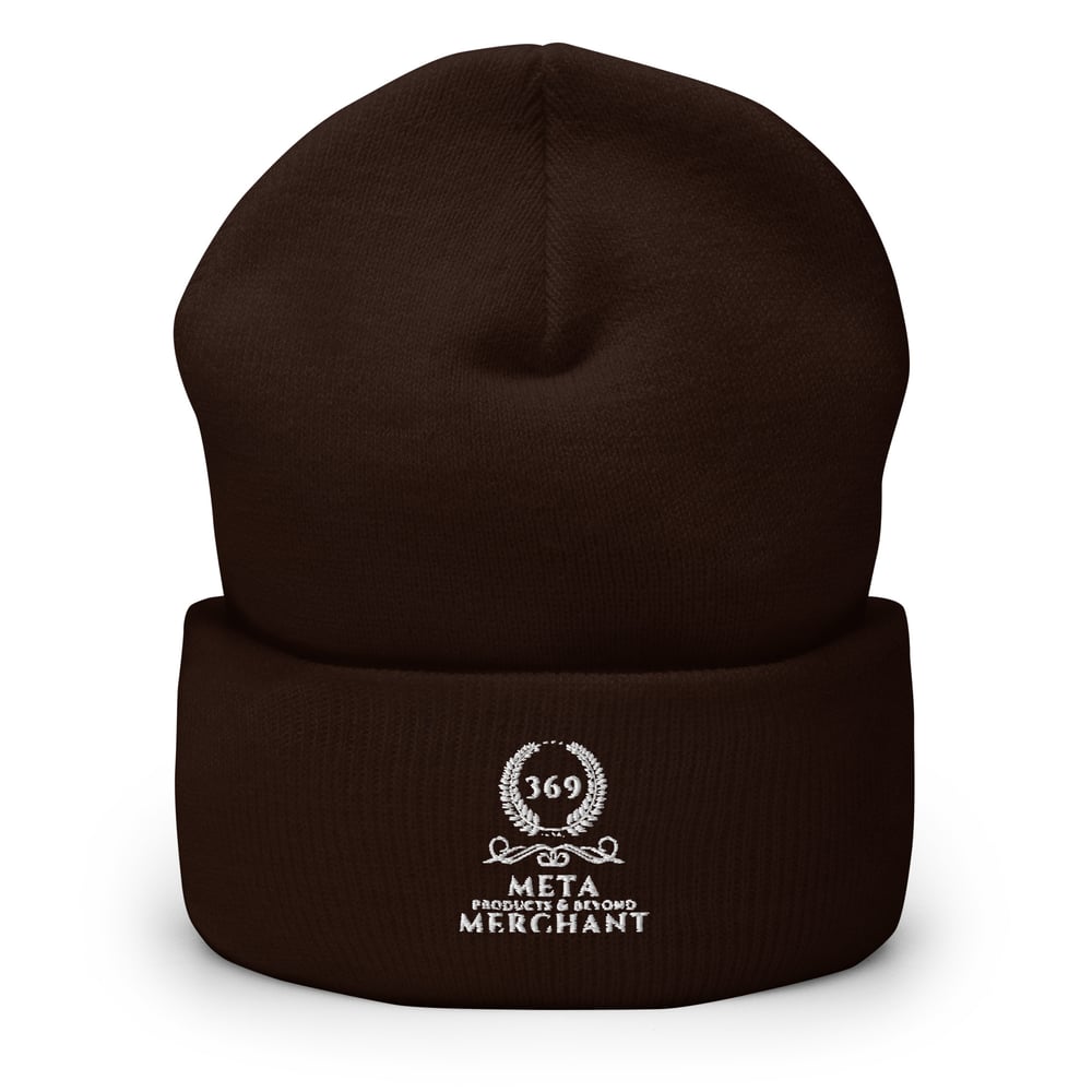 Image of Meta Merch Cuffed Beanie