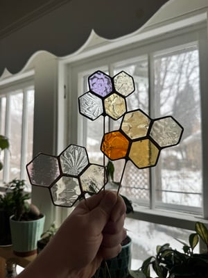 Honeycomb Planter Stakes