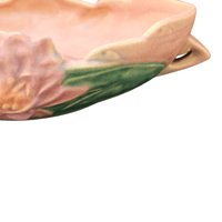 Image 15 of 1940s Roseville Pottery Water Lily Console Planter/Bowl