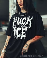 Image 2 of FUCK ICE Metal Unisex Tee