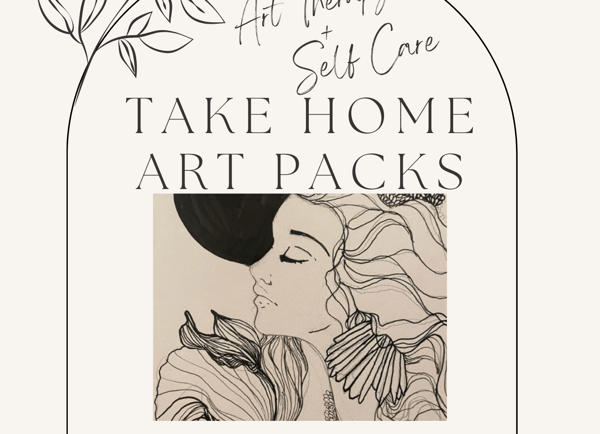 Image of Take Home Self Care Art Pack | Collage Bird