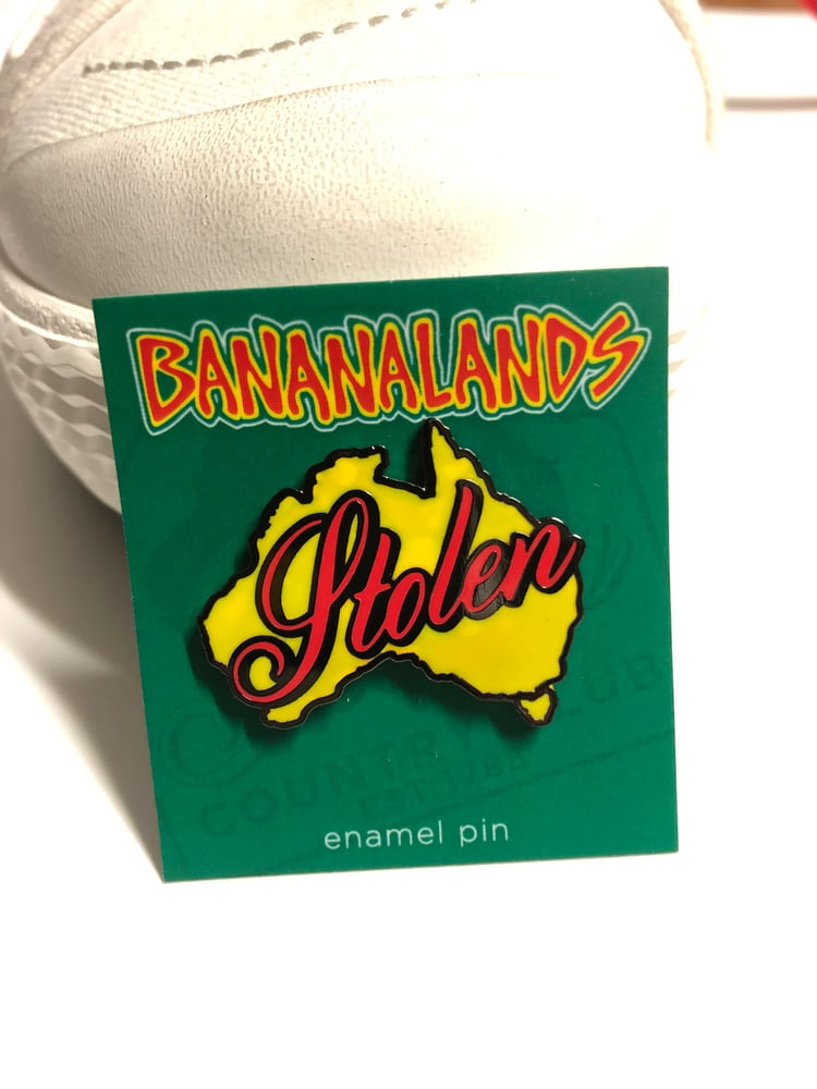 Image of Stolen Country Club enamel pin 