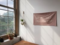 Image 5 of WE WILL Flag - mauve