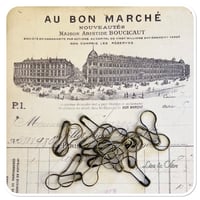 Image 1 of  tiny bronze bulb pins pack of 20