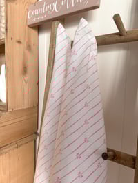 Image 1 of Pretty Bow Tea Towel