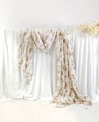 Image 1 of Floral fabric for background | photoshoot