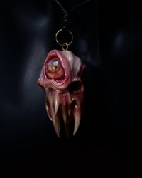 Image 6 of Flesh Oracle Snaggletooth Pendant - Handmade OOAK