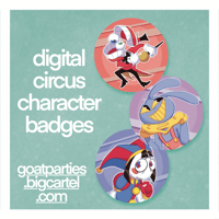 Image of The Amazing Digital Circus Badges