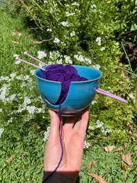 Image 4 of Turquoise Glaze String Bowl 