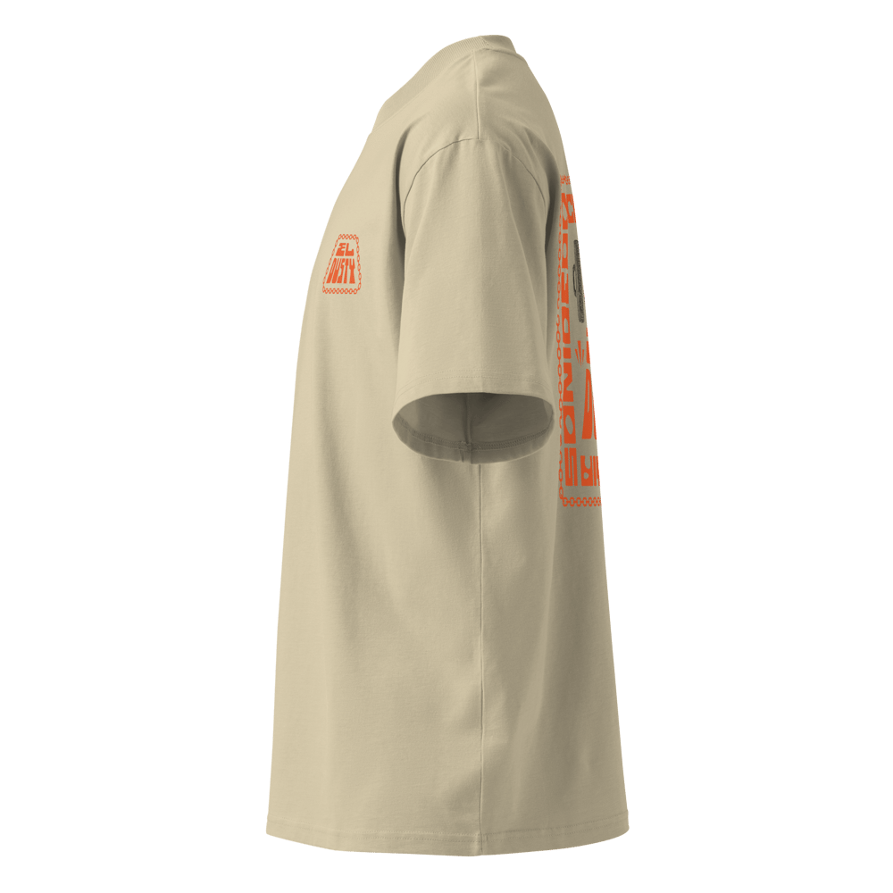 EL DUSTY CUMBIA SONIDERO Organic Oversized High Neck T-Shirt