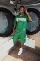 Image 4 of Green Denim Set 