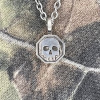 Image 2 of Mini Double W Logo/Skull Pendant