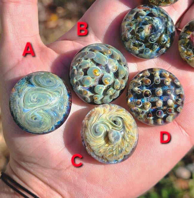 Handcrafted Borosilicate Cabochons