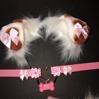 Image 3 of Brown/White Puppy Love Set *no plug*