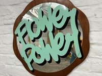 Image 1 of FLOWER POWER Vintage Mirror